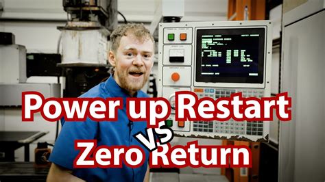 how to reset cnc machine|power up restart cnc machine.